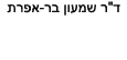 בר-אפרת, שמעון